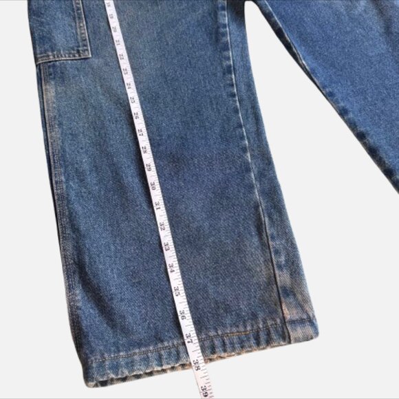 Smith's Workwear Plaid Lined Carpenter Men's Jeans (Size 34 x 30) - Picture 8 of 16